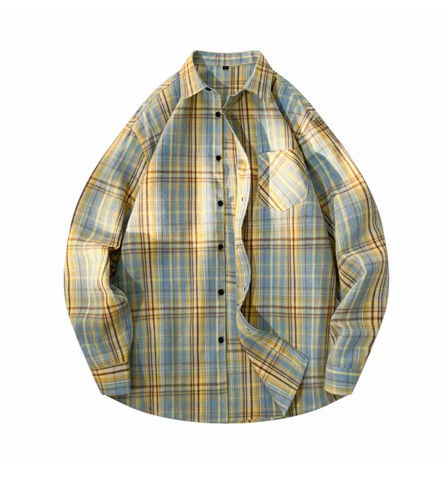 Fall Plaid Button