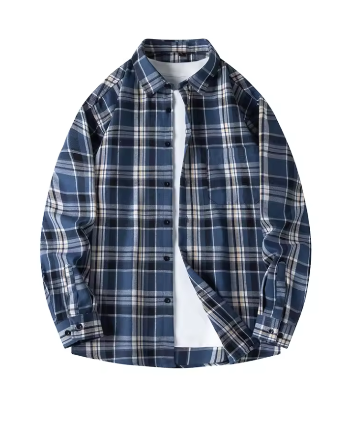 Ocean Loose Flannel